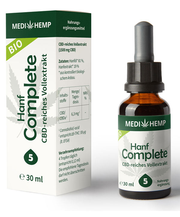 Medihemp Bio Hanf Complete 5% CBD