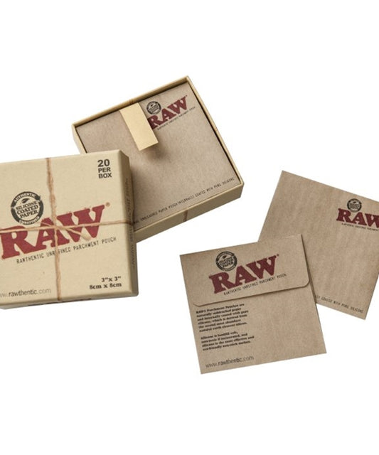 RAW Pergament Kuverts BOX 20 Stück