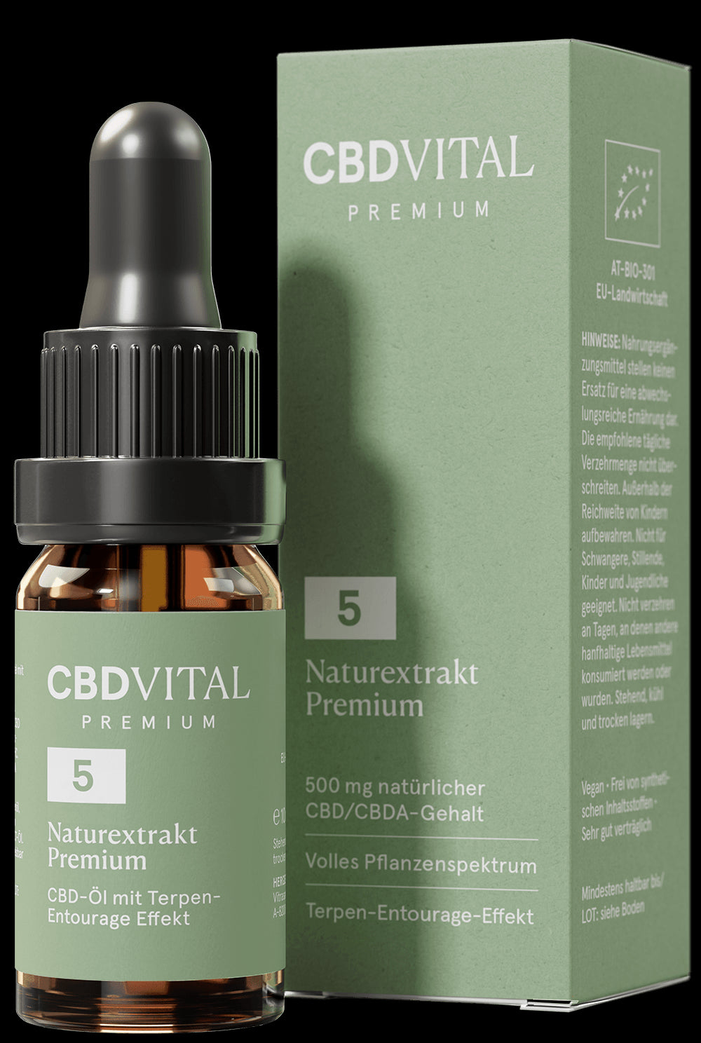 CBD VITAL Naturextrakt Premium Öl 5 %