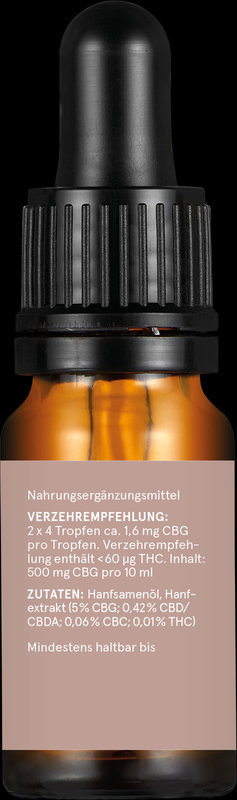 CBG Naturextrakt Premium Öl 5 % 10 ml