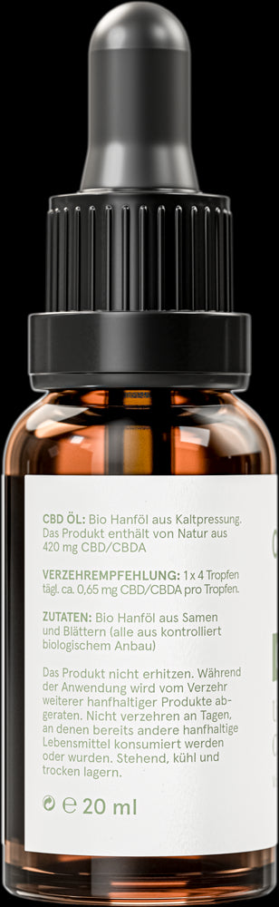 CBD VITAL Ursprung Classic Vollspektrum 420 mg 20 ml