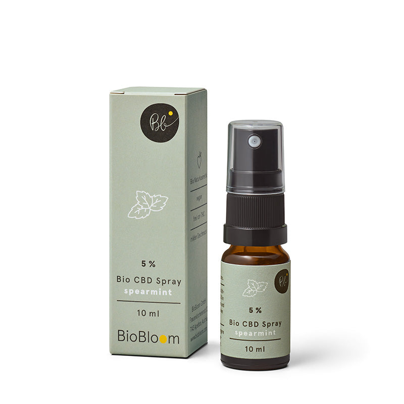 BioBloom Bio CBD Spray Spearmint 5 % 10 ml