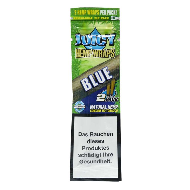 Juicy Hemp Wraps Blue, 2 Stück