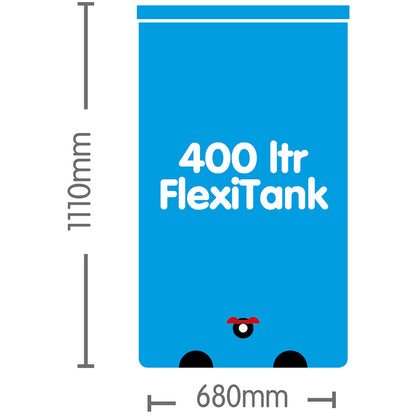 Flexibilis tank 400L