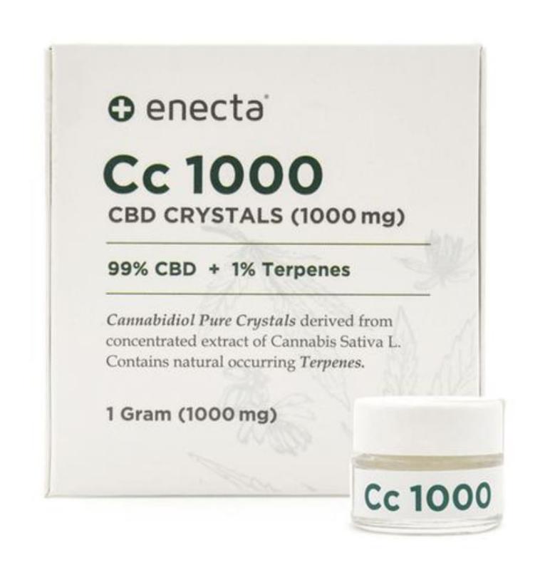 13975 - Enecta CC 1000 CBD Kristalle 99 % 1000 mg